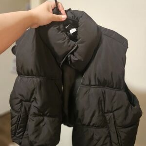 Black Puffer Vest